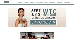 Desktop Screenshot of exponovia.mx