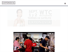 Tablet Screenshot of exponovia.mx